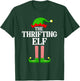 Thrifting Elf Family Matching Group Funny Christmas T-Shirt - T-Shirt | Forest