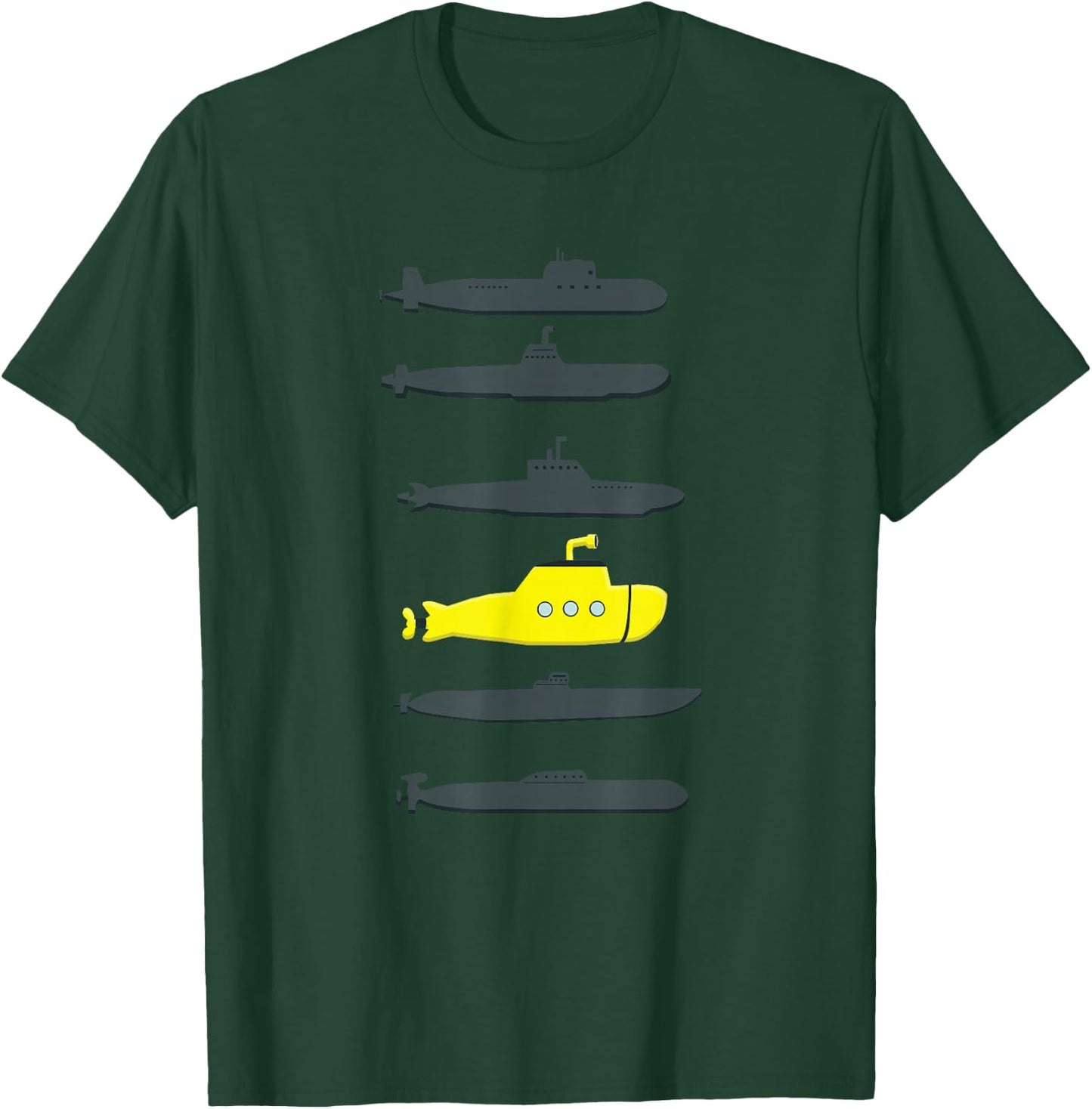 Music Submarine Uboot Submariner for Kids T-Shirt - T-Shirt | Forest