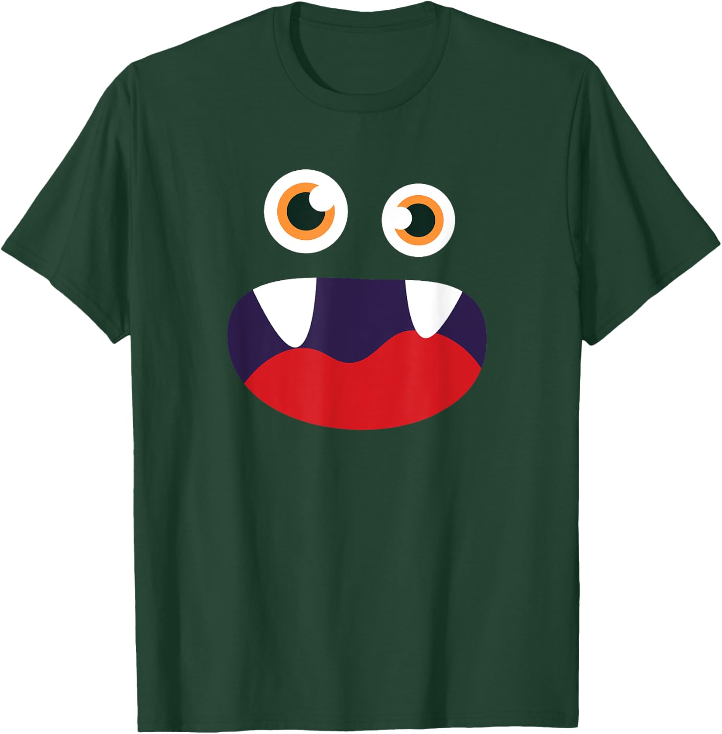 Monster Face Halloween Matching Family Costume T-Shirt - T-Shirt | Forest