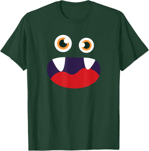 Monster Face Halloween Matching Family Costume T-Shirt - T-Shirt | Forest