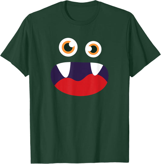 Monster Face Halloween Matching Family Costume T-Shirt - T-Shirt | Forest