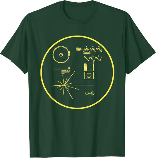 NASA Voyager Golden Record shirt T-Shirt - T-Shirt | Forest