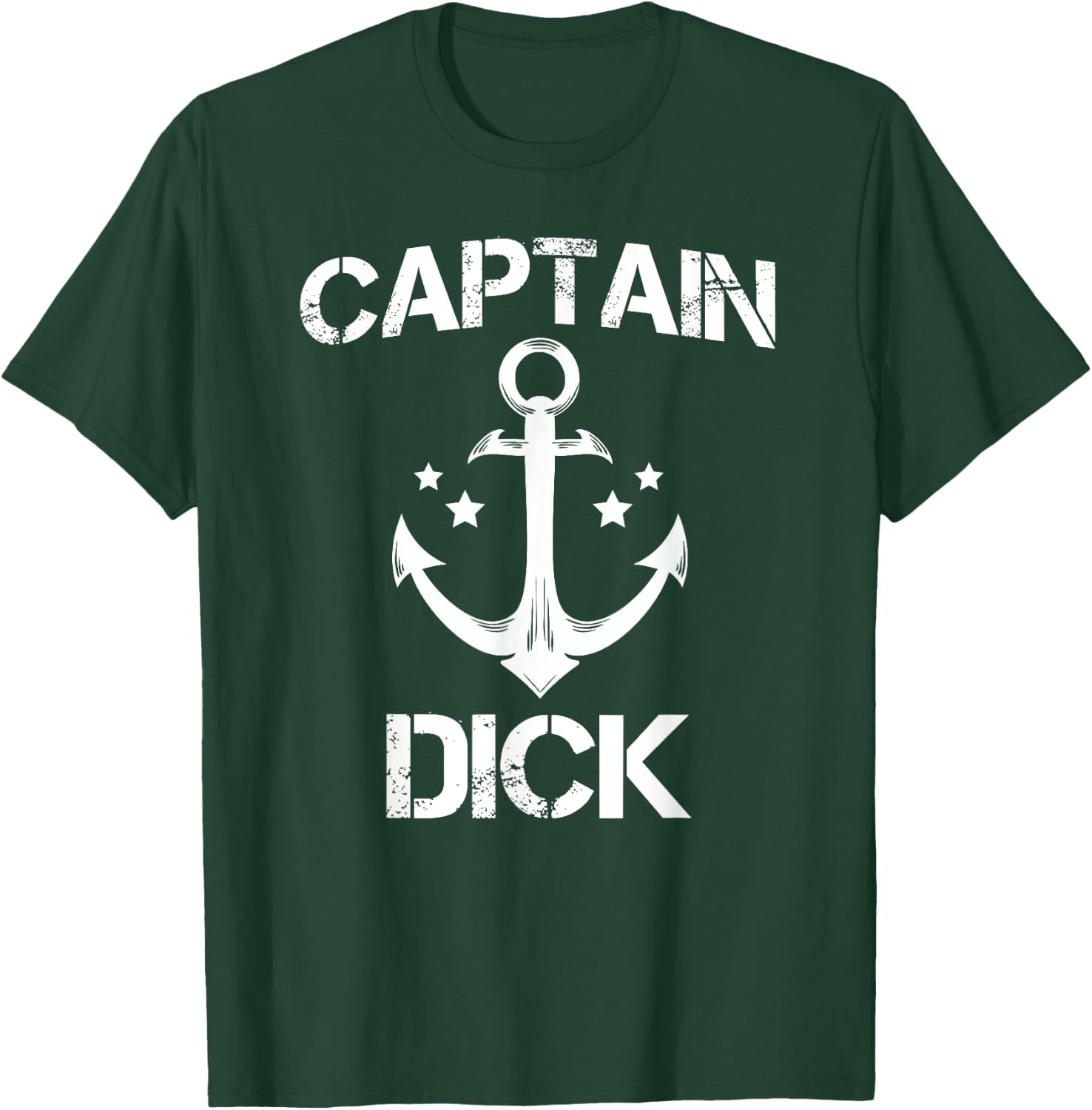 CAPTAIN DICK Funny Birthday Personalized Name Boat Gift T-Shirt - T-Shirt | Forest