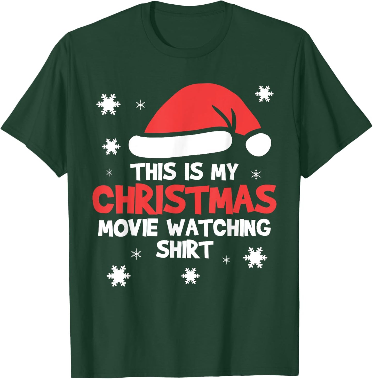This Is My Christmas Movie Watching Shirt T-Shirt - T-Shirt | Forest