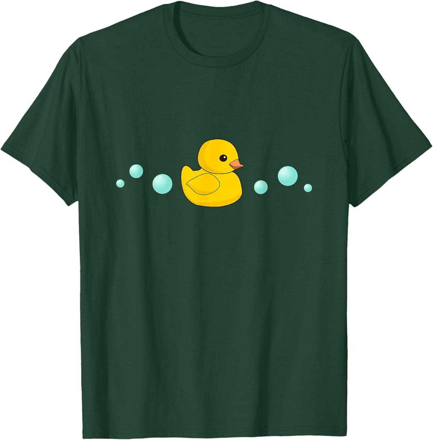 Cute Yellow Rubber Ducky - Duck Duckie Shirt T-Shirt - T-Shirt | Forest