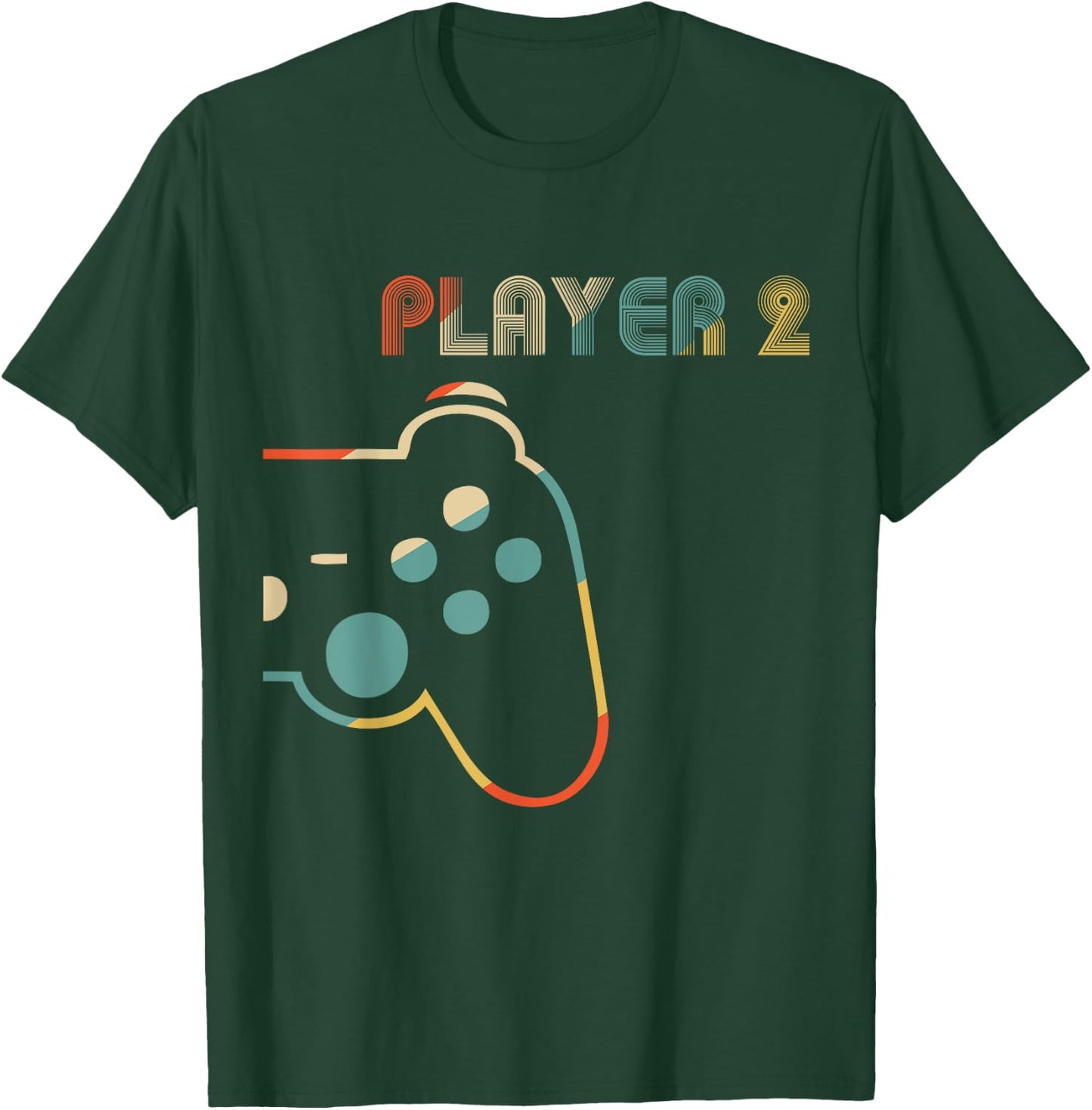 Matching Video Gamers Couple Player 1 Player 2 T-Shirt - T-Shirt | Forest