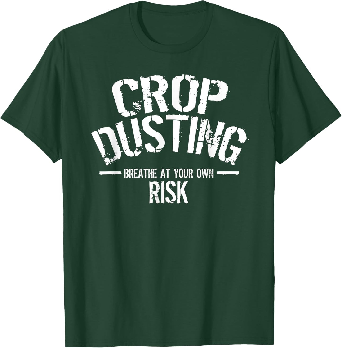 Crop Dusting Shirt - Toilet Humor Office Prank T-Shirt - T-Shirt | Forest