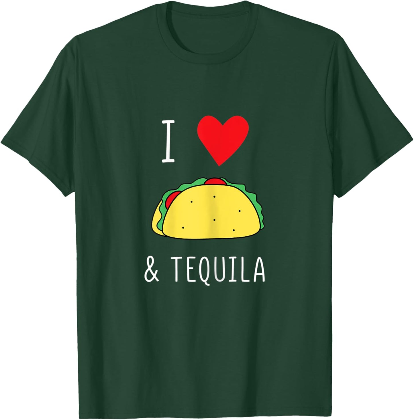 I Love Tacos And Tequila Shirt Mamacita Cinco De Mayo Party T-Shirt - T-Shirt | Forest