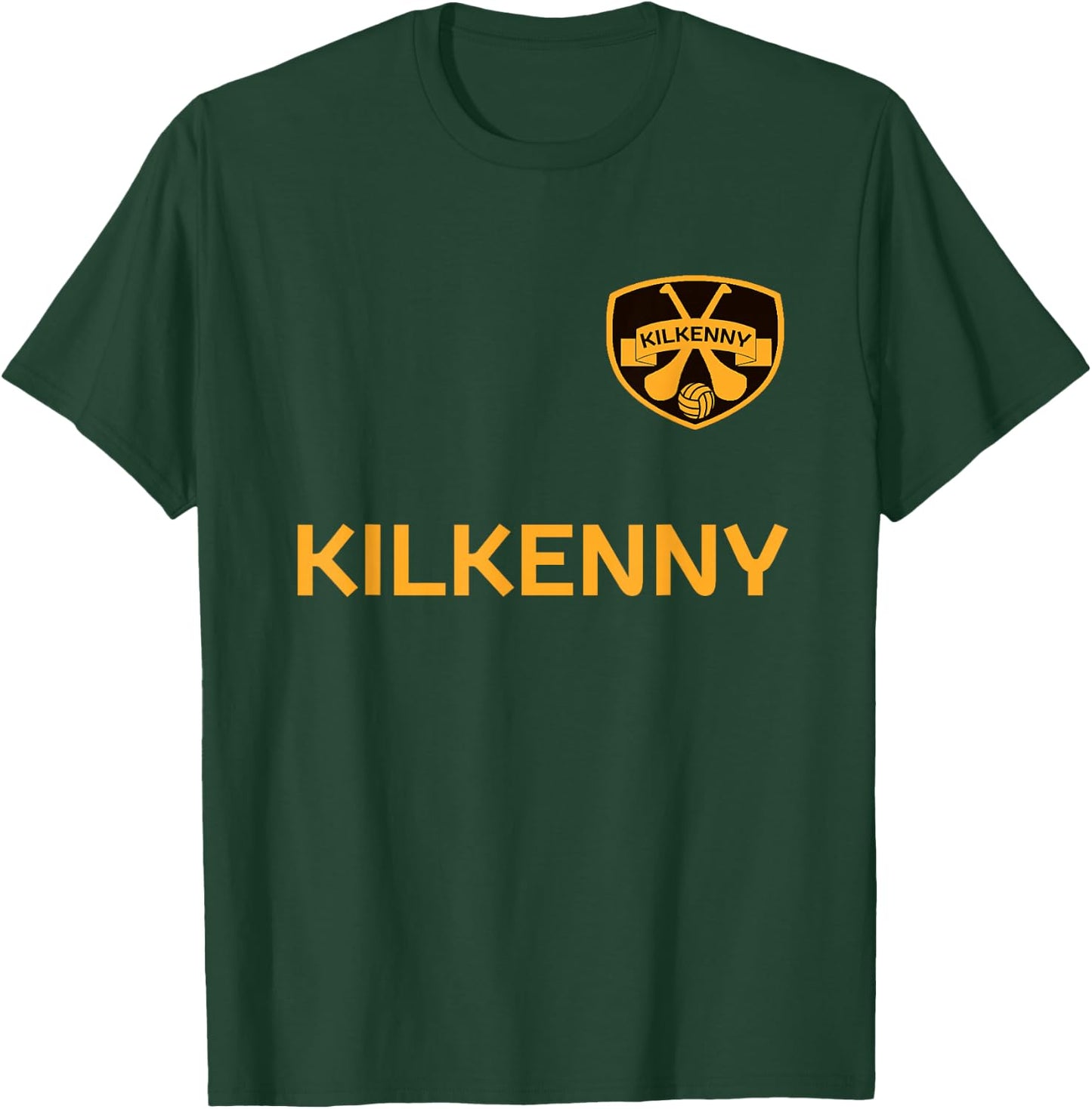 Ireland - County Kilkenny Football and Hurling T-Shirt - T-Shirt | Forest