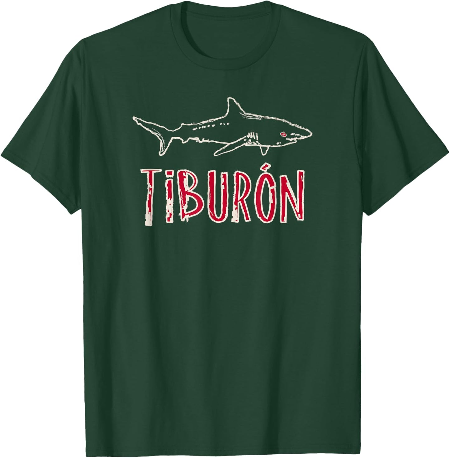 Speak More Spanish Tiburon Shark T-Shirt - T-Shirt | Forest