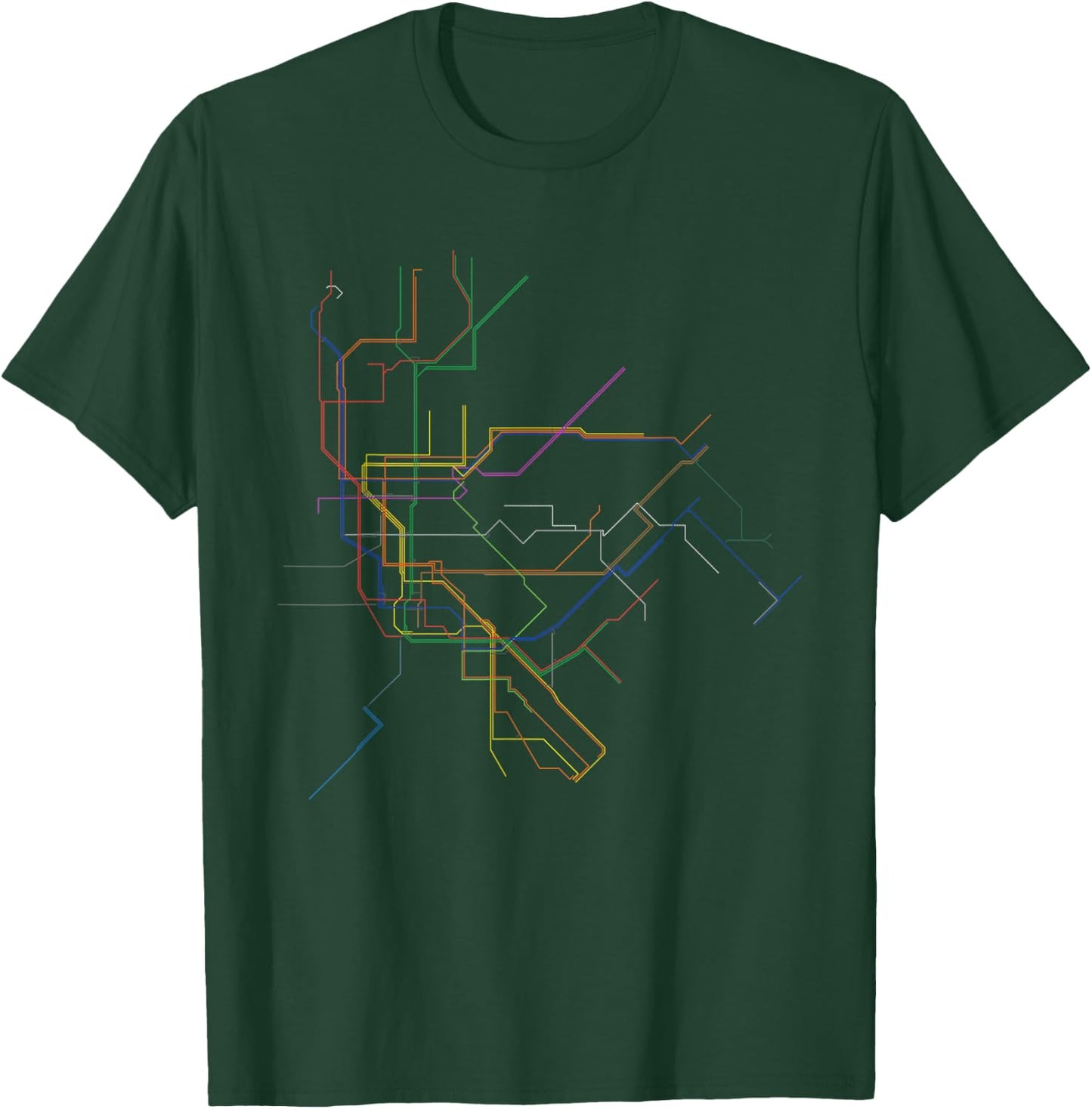 New York Subway Train - Men Women T Shirt T-Shirt - T-Shirt | Forest