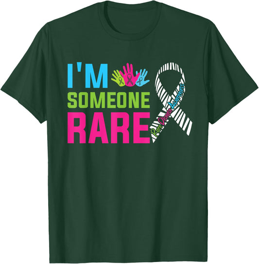Rare Genes Rare Disease Awareness Day 2025 I'm Someone Rare T-Shirt - T-Shirt | Forest