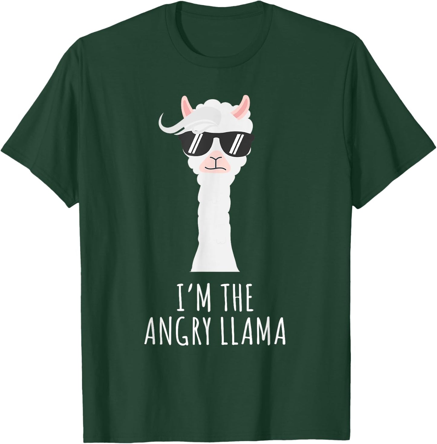 Llama Angry Shirts Funny No Prob Llama Lover T-Shirt - T-Shirt | Forest
