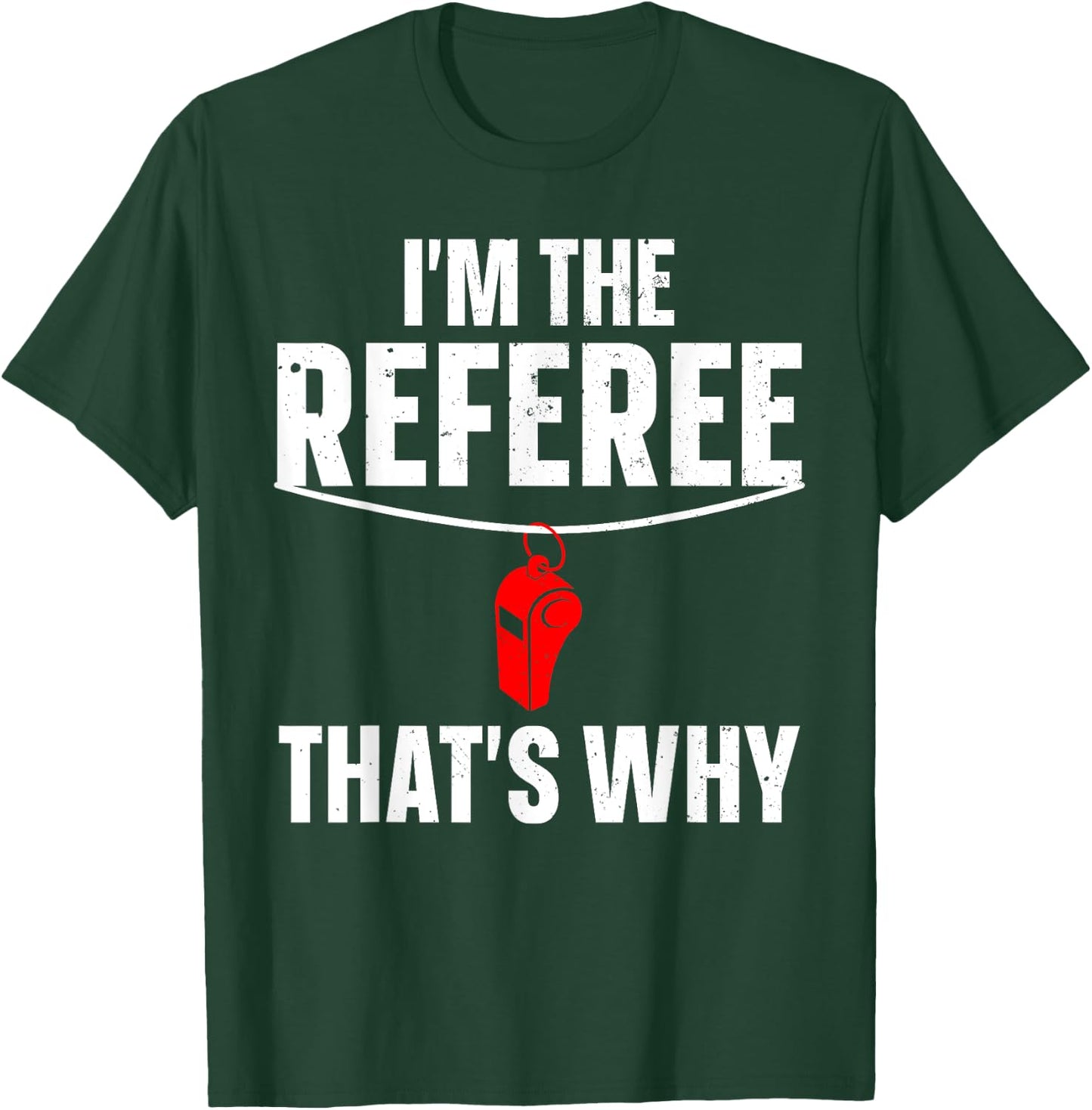 Funny Referee Design Women Sports Ref Gag Referee T-Shirt - T-Shirt | Forest