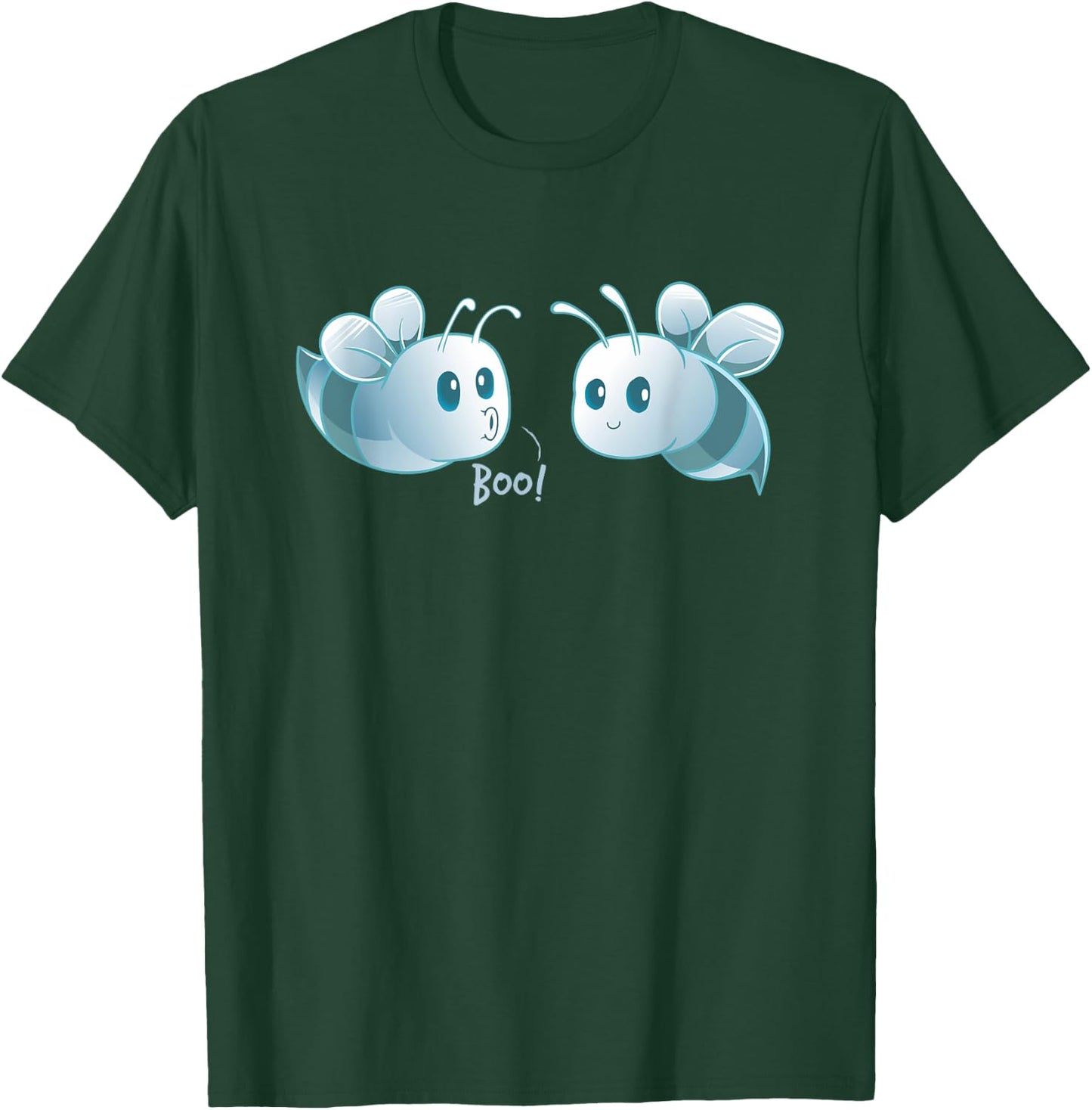 Boo Bees Ghost Women Boobs Beekeeper Bee Lover Halloween T-Shirt - T-Shirt | Forest