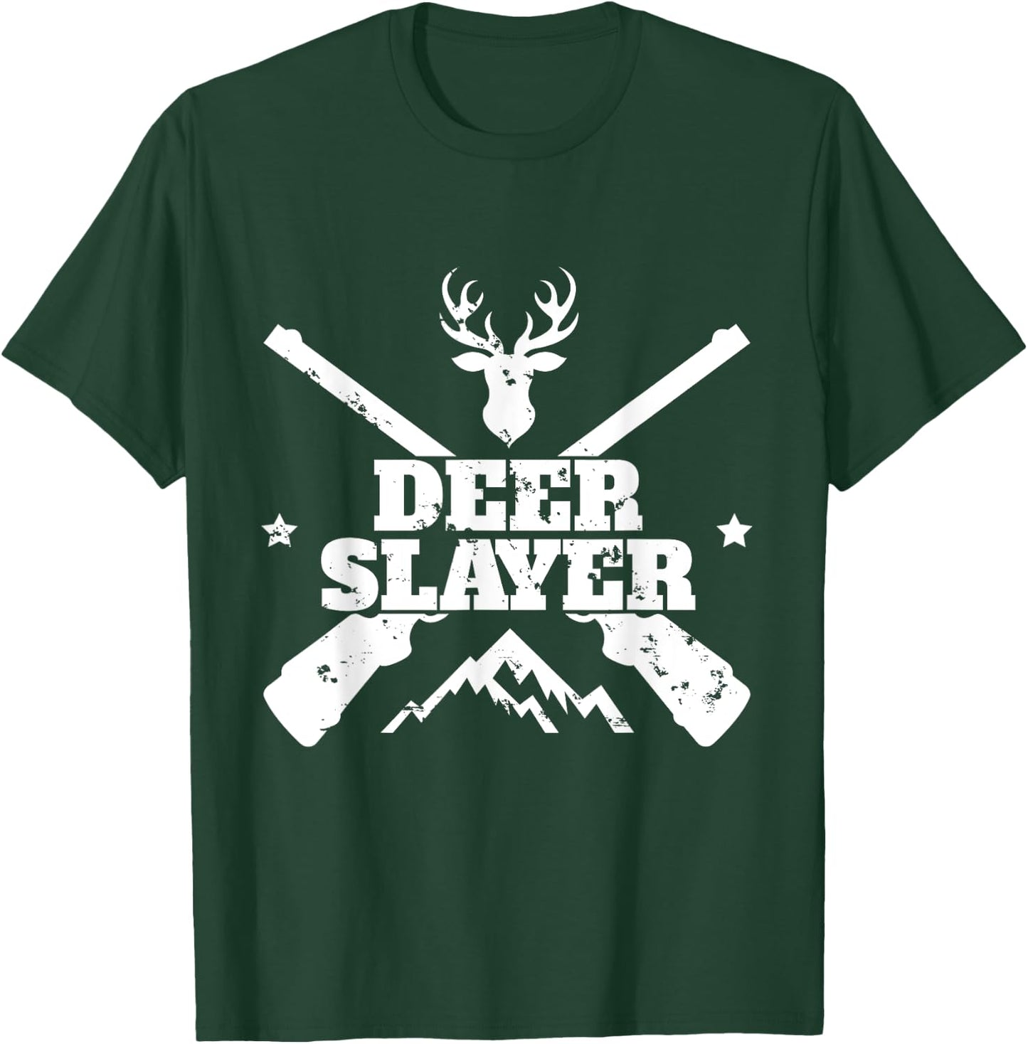 Deer Hunter Slayer Hunting Buck Sportsman T shirt T-Shirt - T-Shirt | Forest
