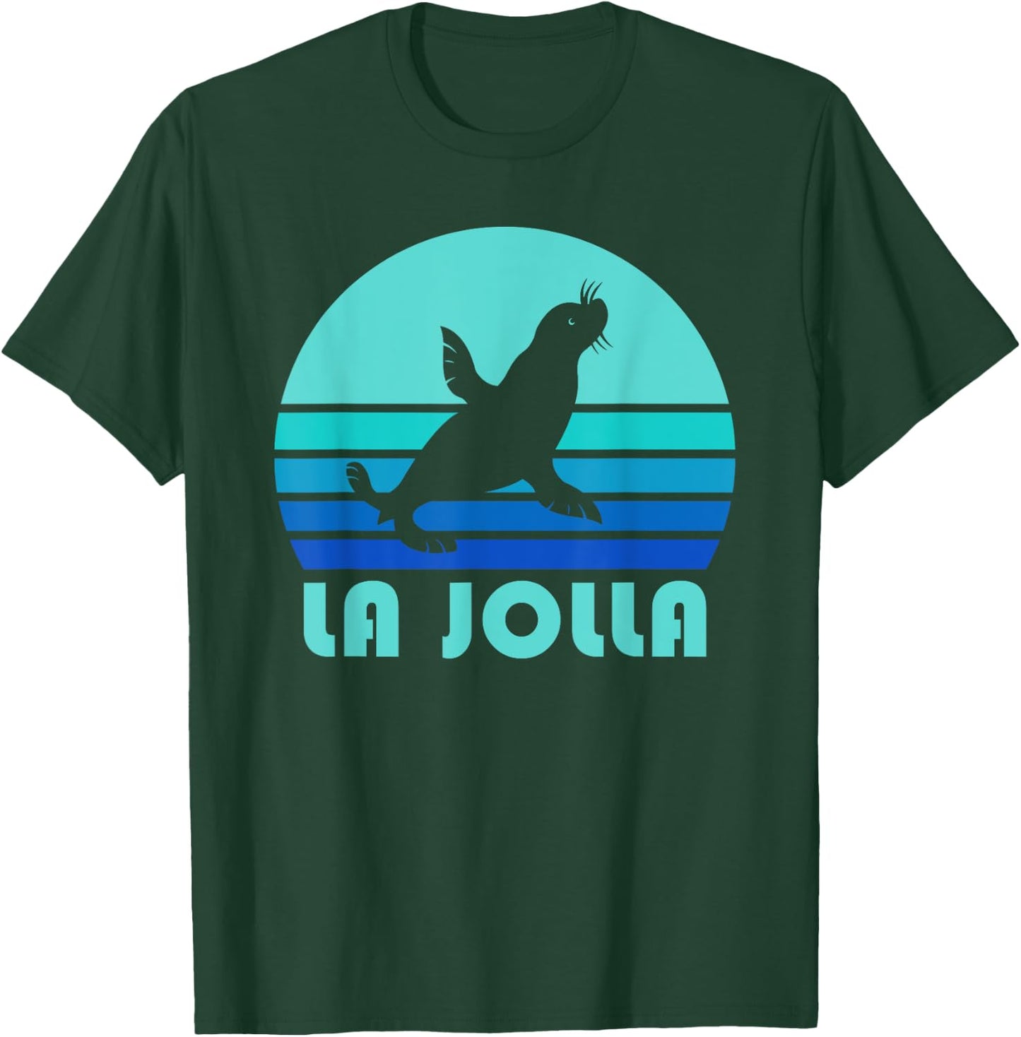 La Jolla Sea Lion Shirt, California Dogs Of The Sea Gift T-Shirt - T-Shirt | Forest