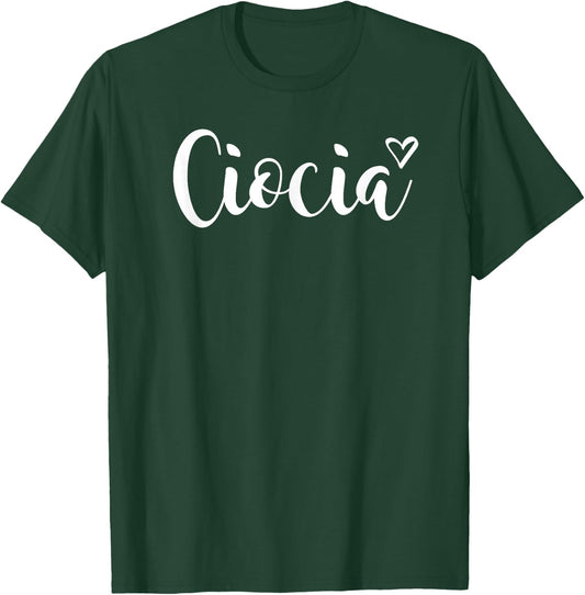 Ciocia - Polish Aunt - Pretty Heart T-Shirt - T-Shirt | Forest