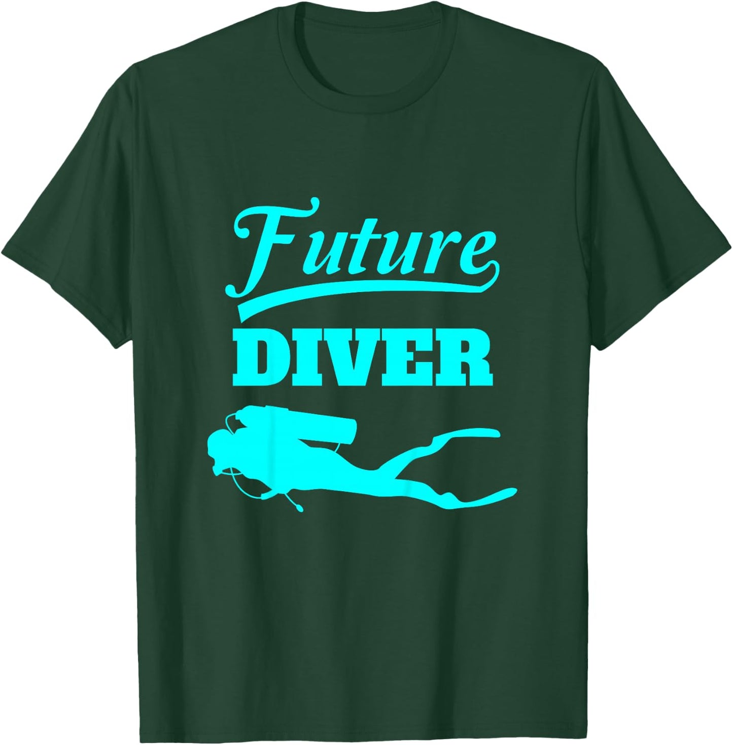 Future Diver Scuba Diving for Kids T-Shirt - T-Shirt | Forest