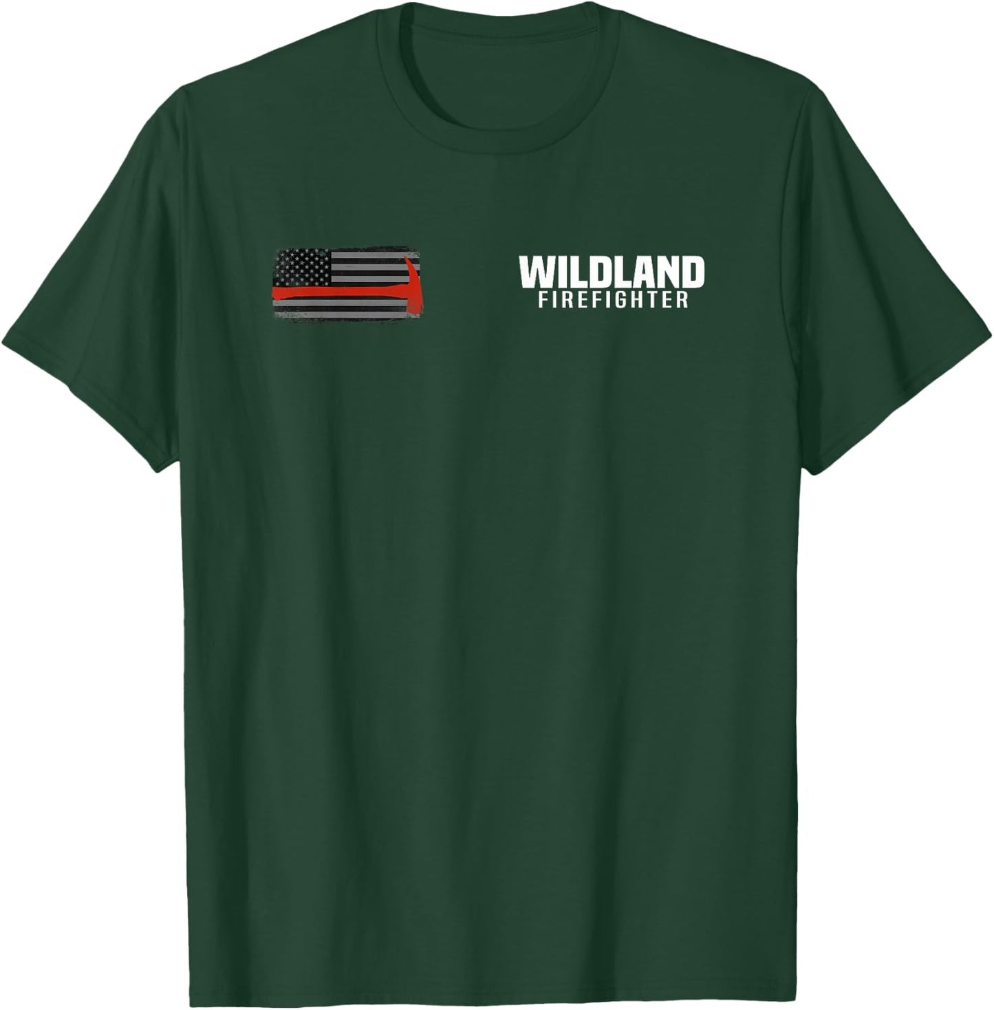 Wildland Fire Rescue Department Firefighters Firemen Uniform T-Shirt - T-Shirt | Forest