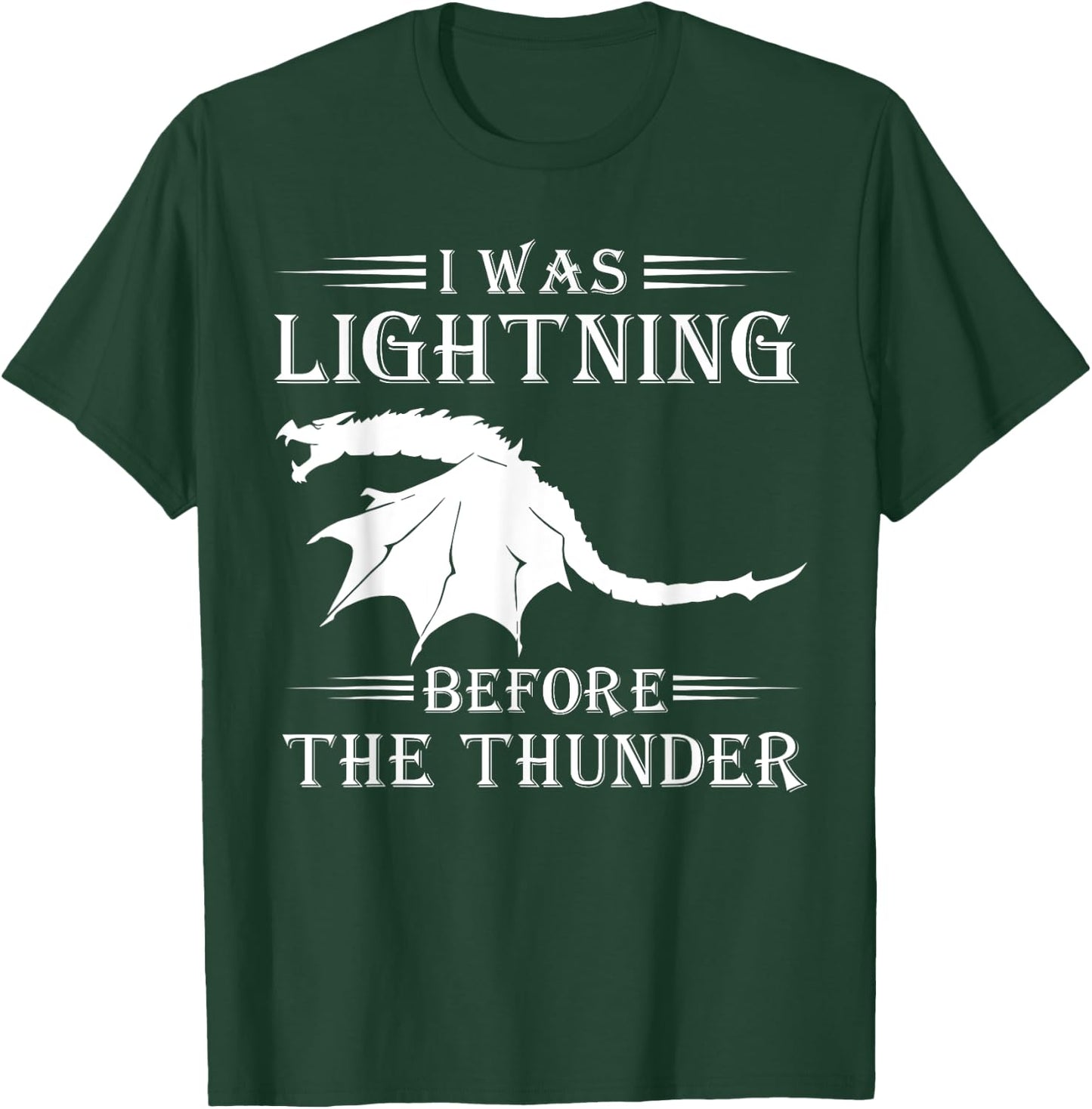 Thunder Dragon Birthday Gift T-Shirt - T-Shirt | Forest