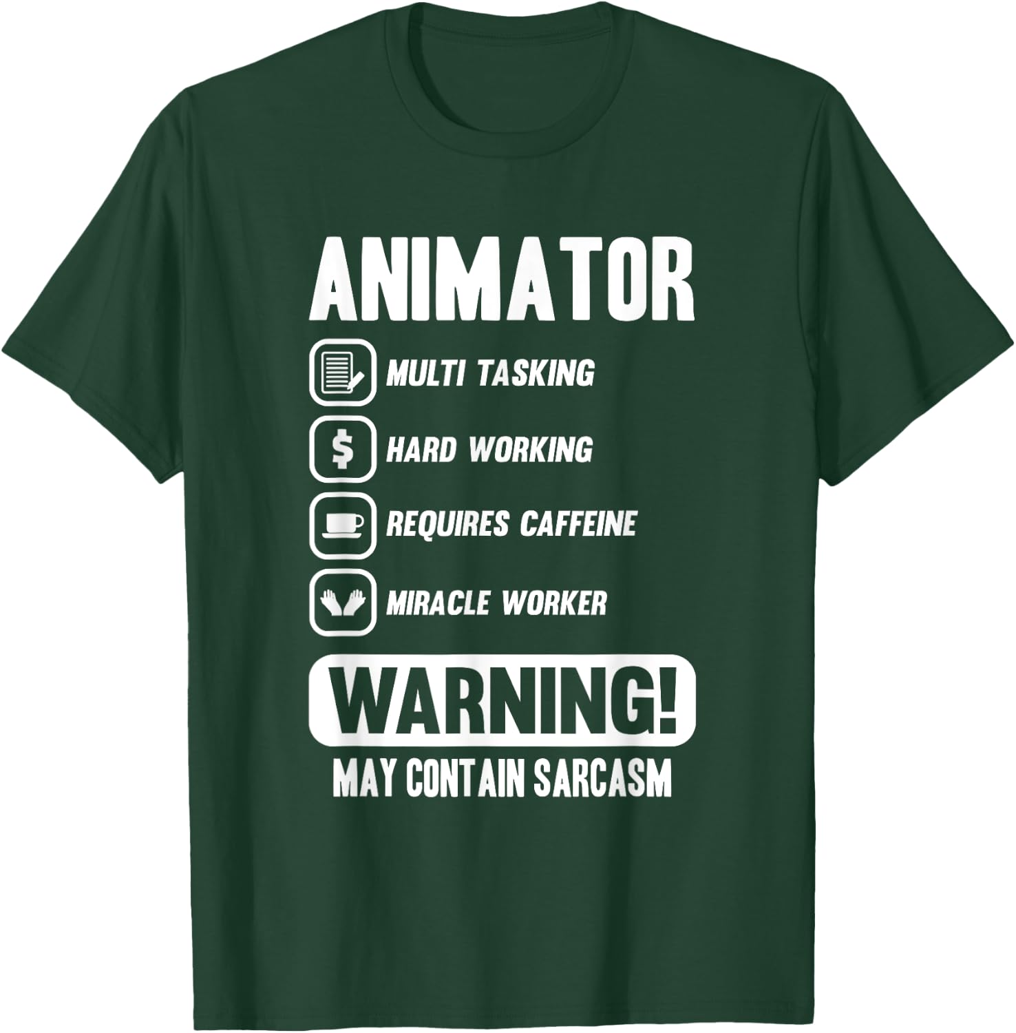 Funny Animator Gift T-Shirt - T-Shirt | Forest