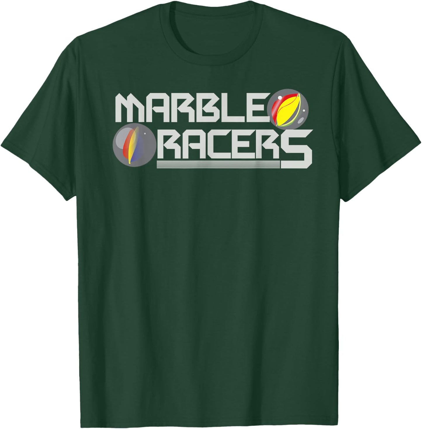 Marble Racers Marble Racing Gift Men Women Children T-Shirt - T-Shirt | Forest