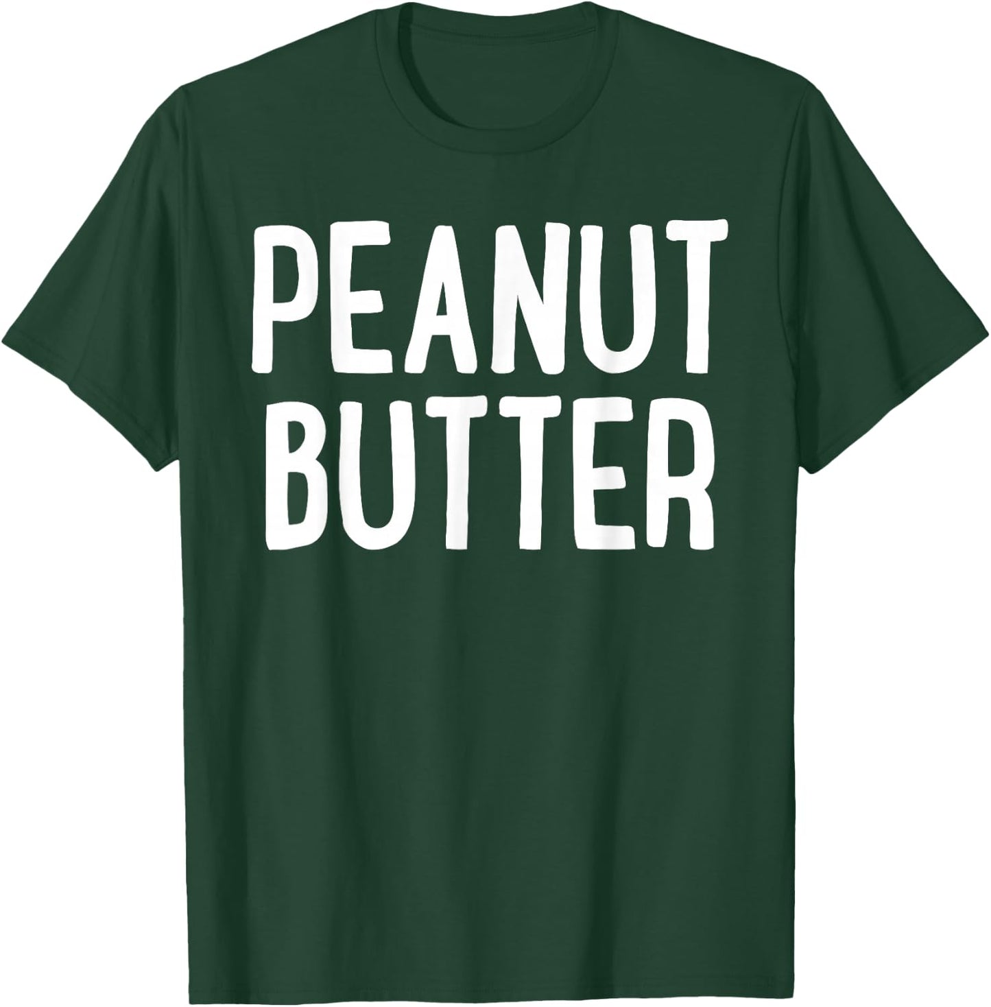 Peanut Butter Shirt Matching Peanut Butter Costume T-Shirt - T-Shirt | Forest