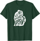 Michigan America's High Five - Retro Distressed T-Shirt - T-Shirt | Forest
