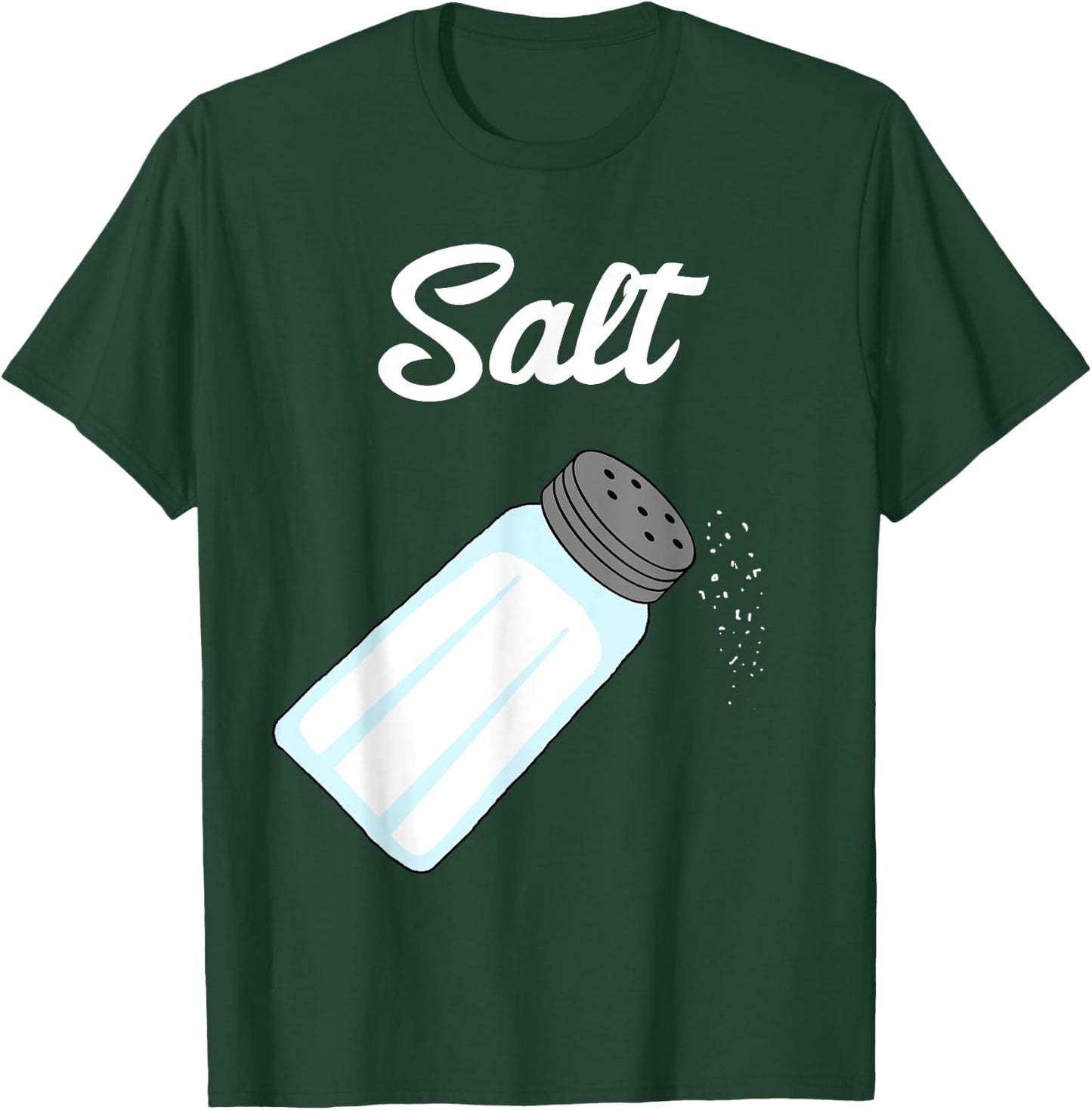 Salt Shaker Glass Flavor Matching Couples Costume Party T-Shirt - T-Shirt | Forest