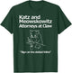 Funny Cat Lawyer Attorney Fake Law Firm Katz Meowskowitz Men Women Girls Kids T-Shirt - T-Shirt | Forest