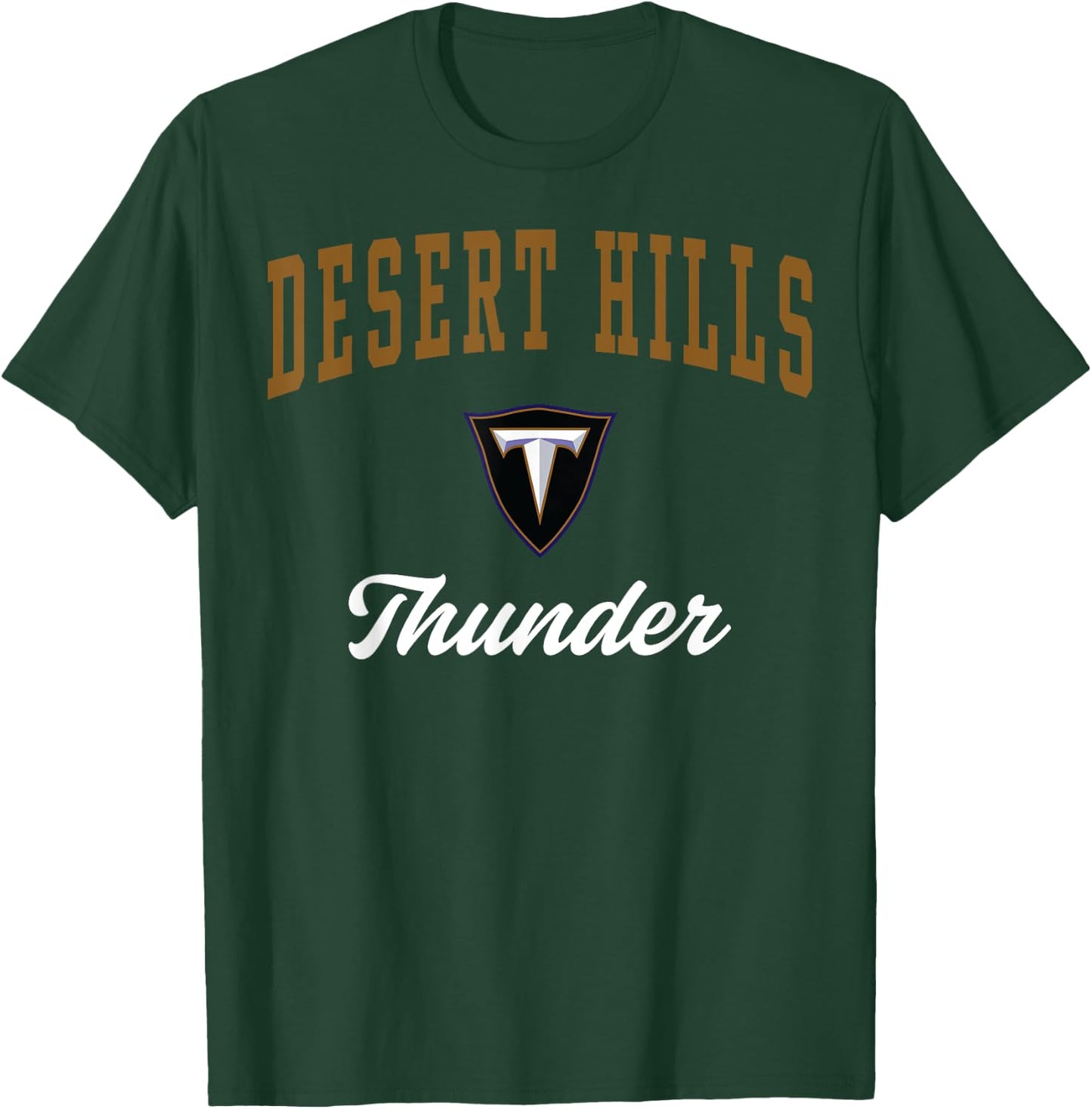 Desert Hills High School Thunder C3 T-Shirt - T-Shirt | Forest