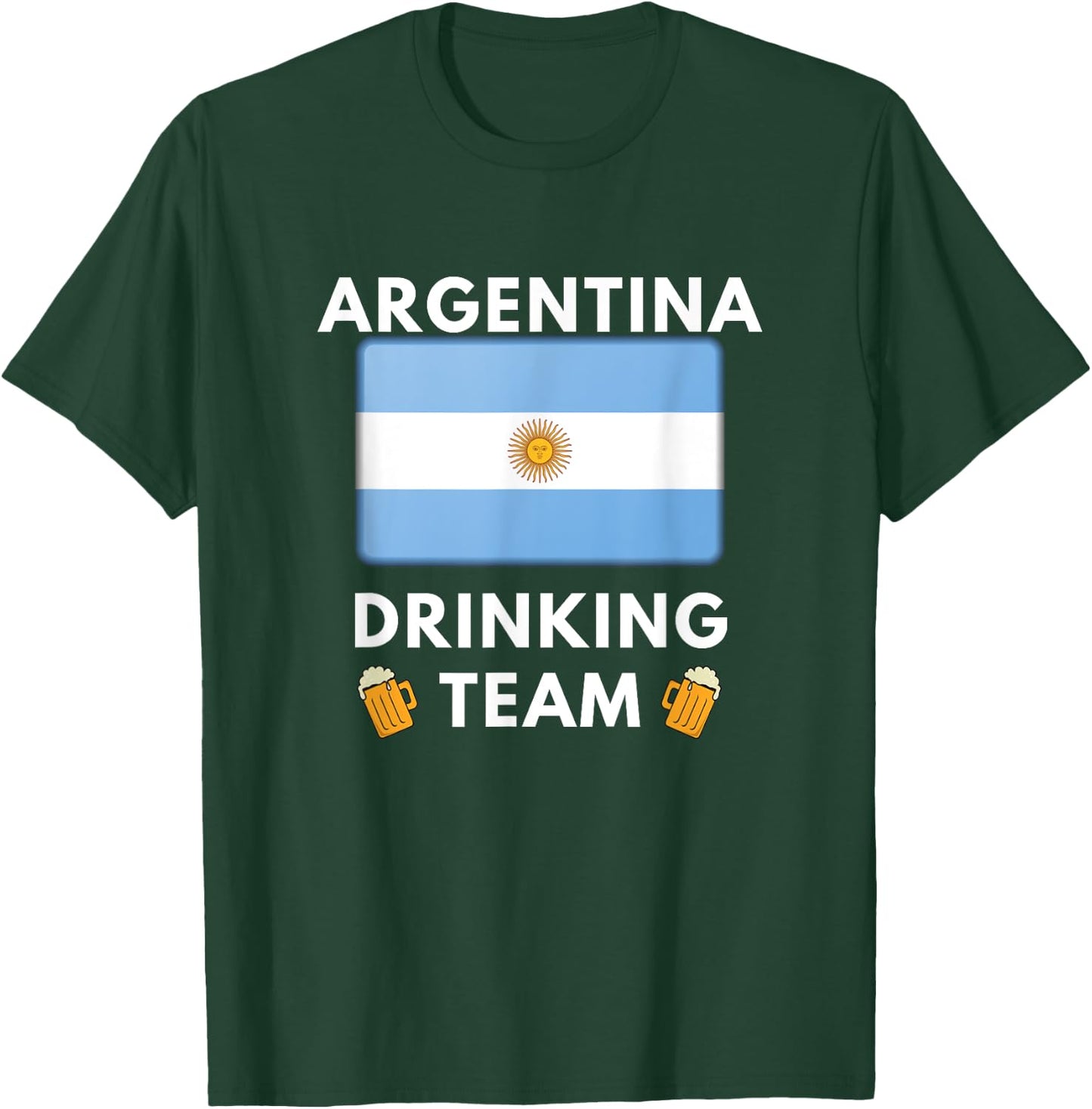 Argentine Drinking Team Funny Beer Drinking T-Shirt - T-Shirt | Forest