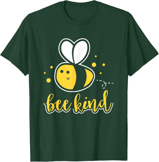 Bee Kind Bumble Bee Kindness Teacher Gift T-Shirt - T-Shirt | Forest