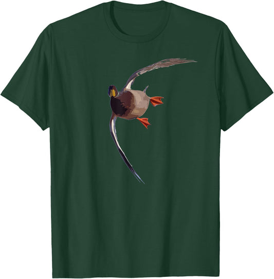 Sideways Drake - Duck Hunting Shirt by Committed Waterfowl T-Shirt - T-Shirt | Forest