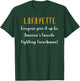 Lafayette Shirt Hamilton - America's Favorite Frenchman T-Shirt - T-Shirt | Forest