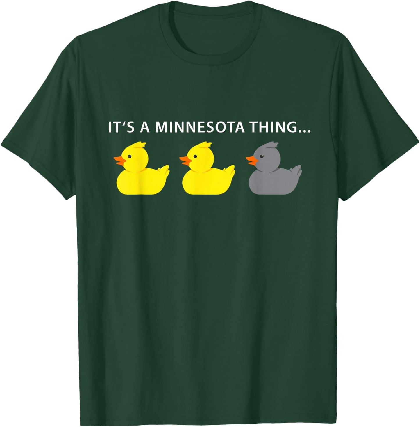 Duck Duck Gray Duck Minnesota Small T-Shirt - T-Shirt | Forest