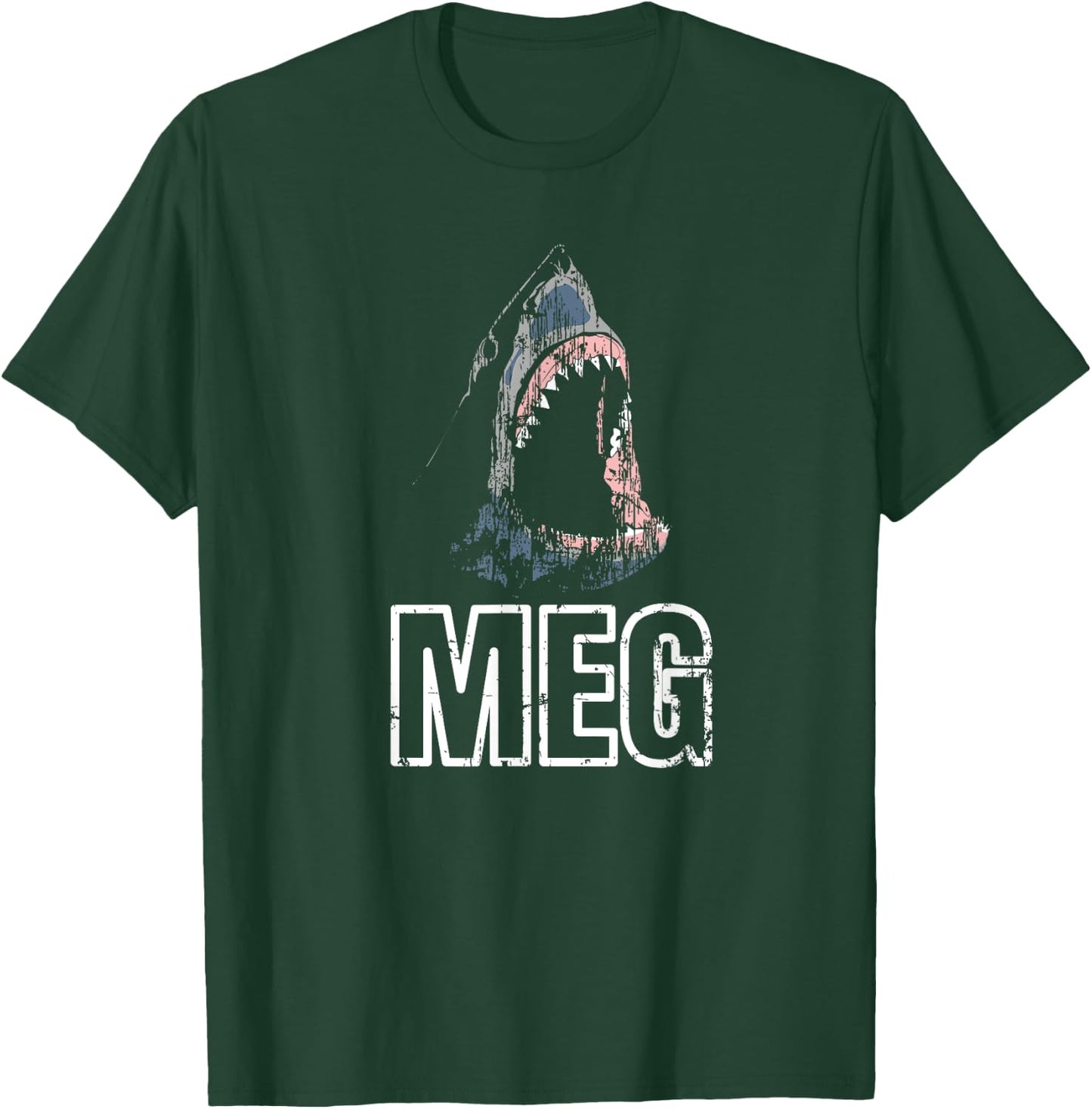 Meg Shark Megalodon Shark Shirt Shark Gifts T-Shirt - T-Shirt | Forest