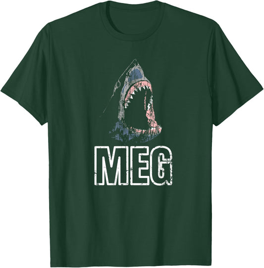 Meg Shark Megalodon Shark Shirt Shark Gifts T-Shirt - T-Shirt | Forest