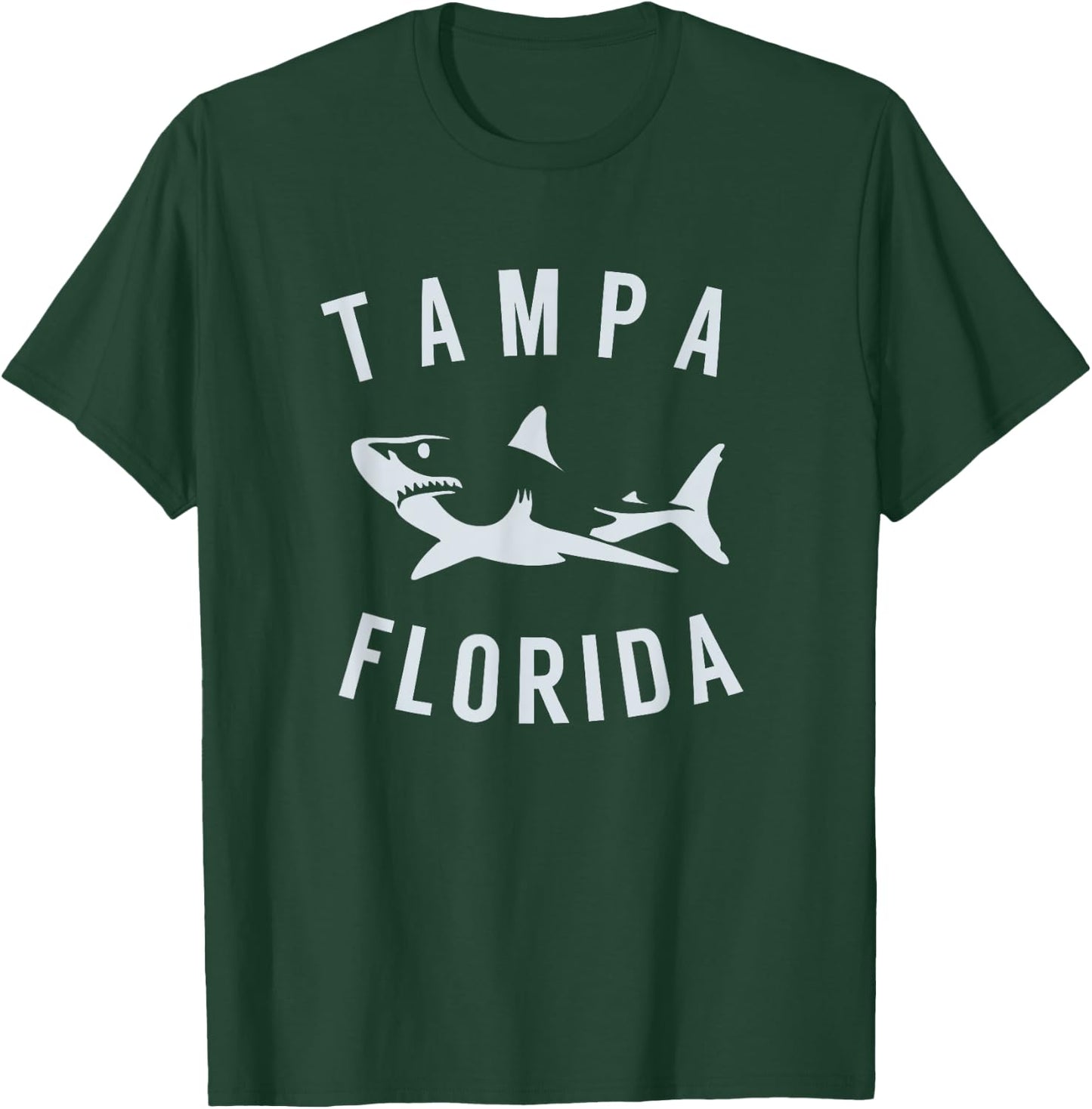 Tampa Florida T Shirt Shark FL Souvenirs T-Shirt - T-Shirt | Forest