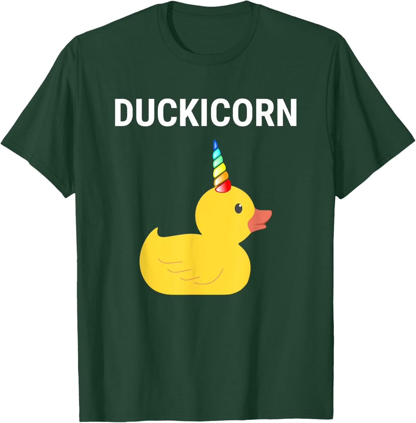 Duckicorn Rubber Duck Unicorn Cute Funny Duck Lover T-Shirt - T-Shirt | Forest