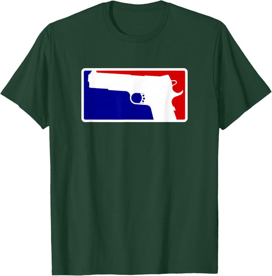 1911 Gun Shirt - Blue, White, and Red Design T-Shirt - T-Shirt | Forest