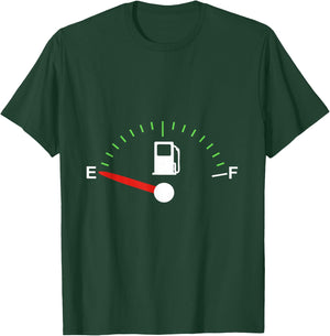 Gas Fuel Gauge Car Truck Empty Full Tank T-Shirt - T-Shirt | Forest