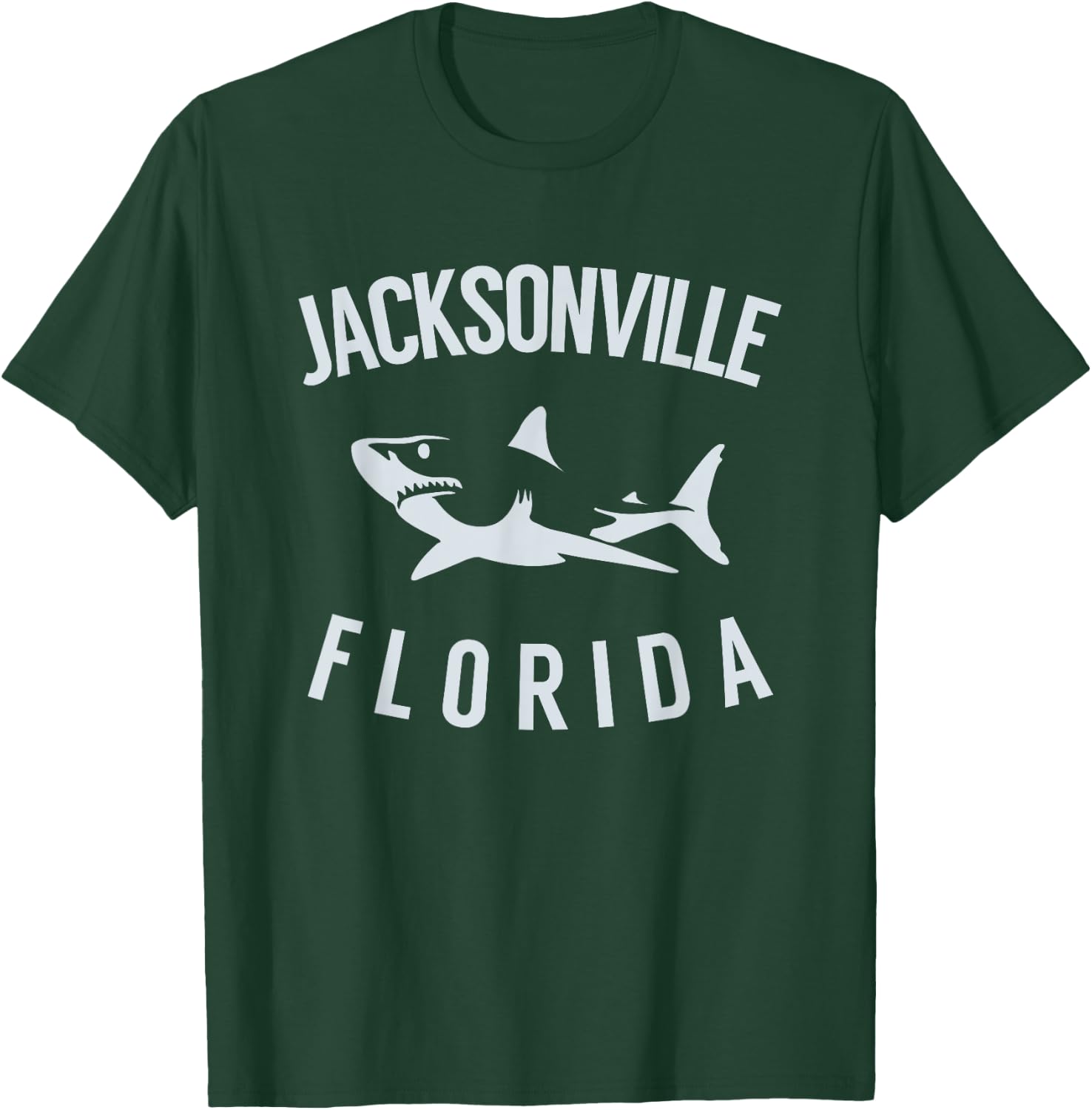 Jacksonville Florida T Shirt Shark FL Souvenirs T-Shirt - T-Shirt | Forest
