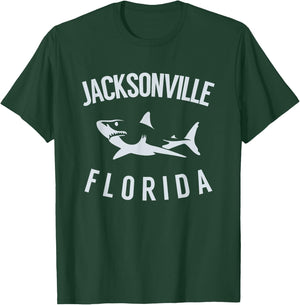 Jacksonville Florida T Shirt Shark FL Souvenirs T-Shirt - T-Shirt | Forest