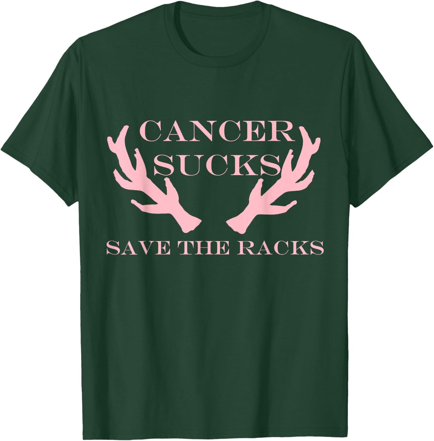 Breast Cancer Awareness Save the Racks T-Shirt - T-Shirt | Forest