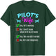 Commercial Airline Pilot Wife T-Shirt - T-Shirt | Forest