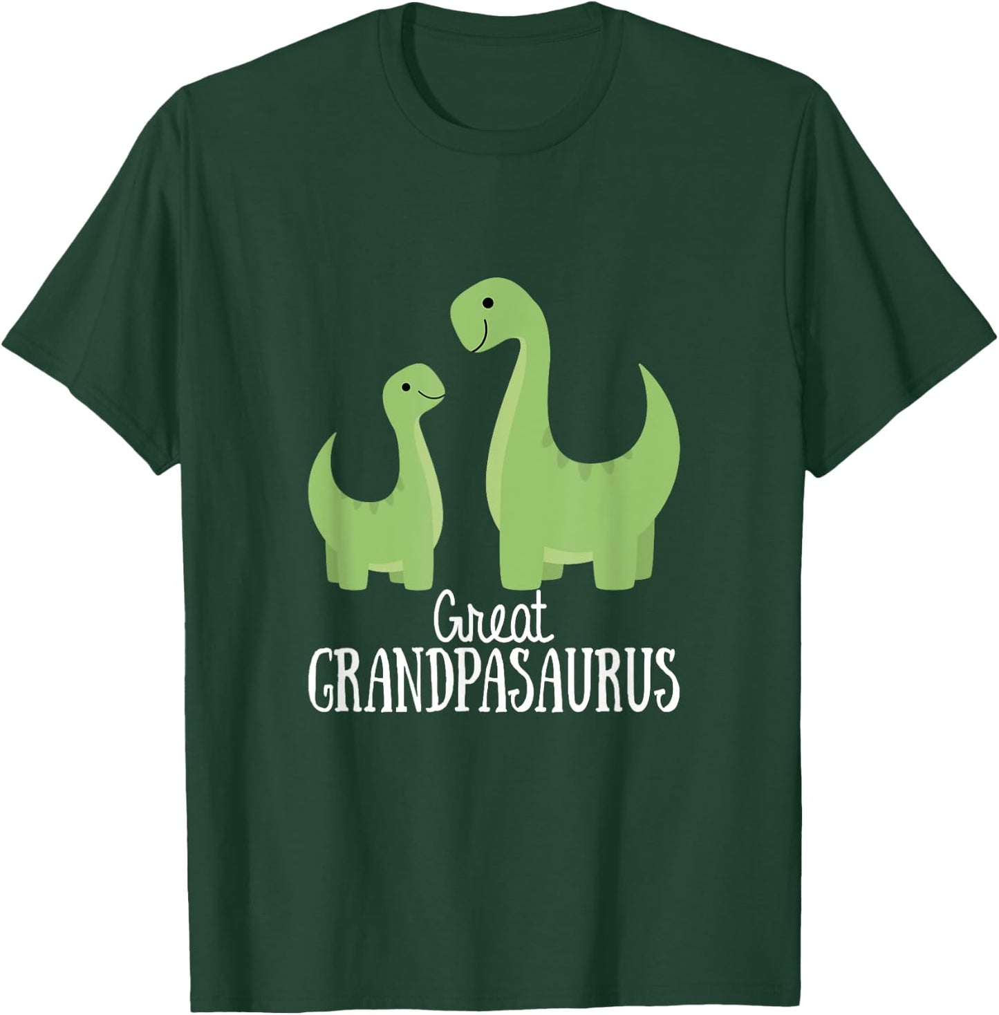 Great Grandpasaurus Grandpa Saurus Dinosaur T-Shirt - T-Shirt | Forest