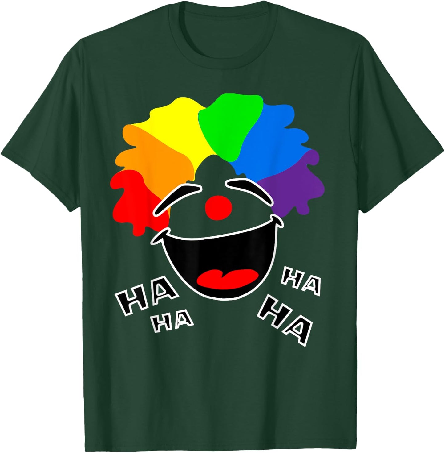 Happy Clown Laughing Smiling T-Shirt - T-Shirt | Forest