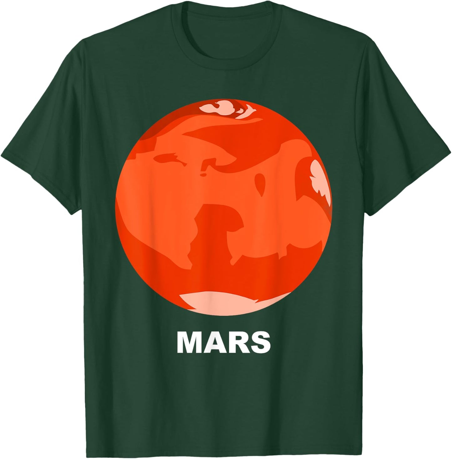 Solar System Group Costumes - Giant Planet Mars Costume T-Shirt - T-Shirt | Forest
